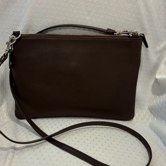 Coach Legacy Turnlock Crossbody In Chocolate Brown - Picture 2 of 10